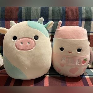 Squishmallow Bundle Belana 8” and Amelie 7” NWT